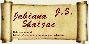Jablana Škaljac vizit kartica